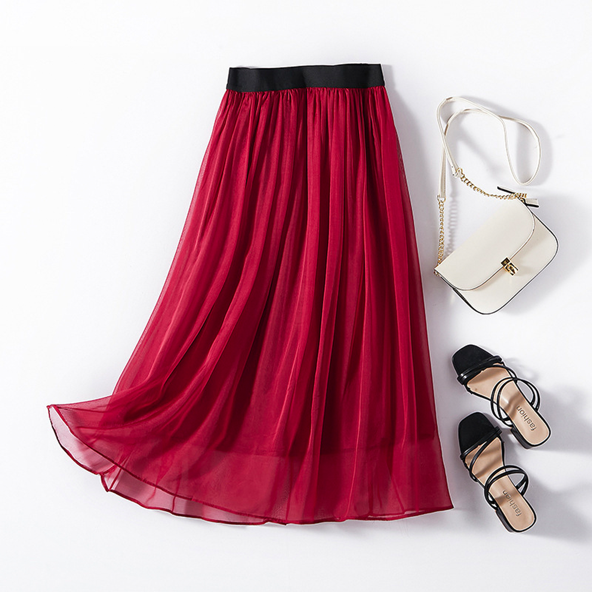 Maix Silk Skirt