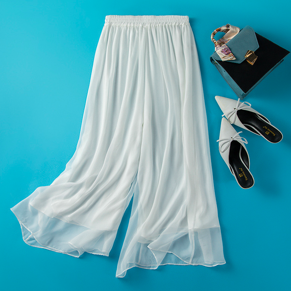 Chiffon Wide Leg Pant