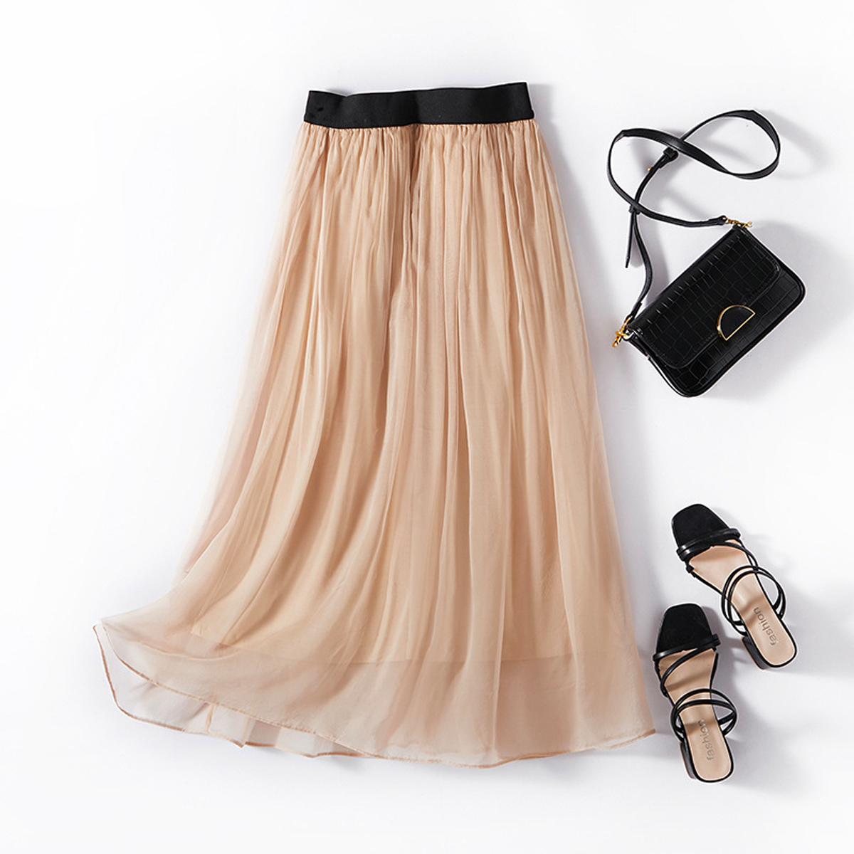 Maix Silk Skirt