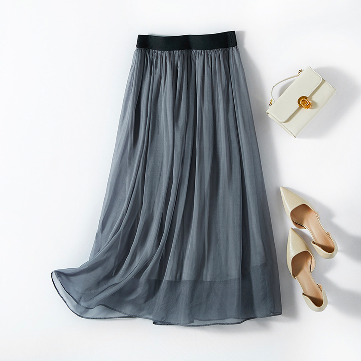 Maix Silk Skirt