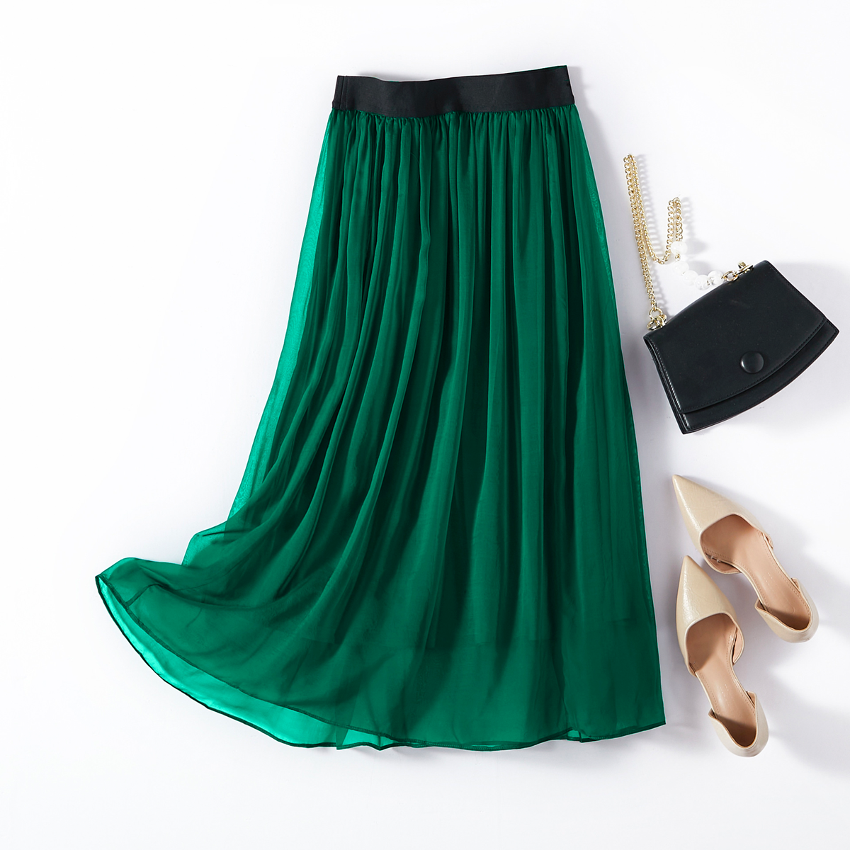 Maix Silk Skirt