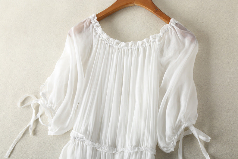 Mulberry Silk Midi Dress